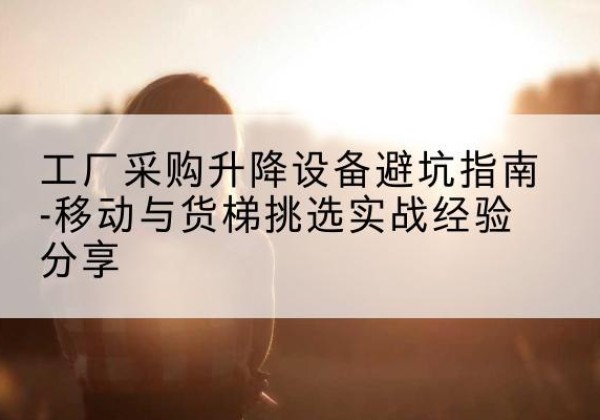 偏关移动式升降机怎么选-工厂采购升降设备避坑指南-移动与货梯挑选实战经验分享